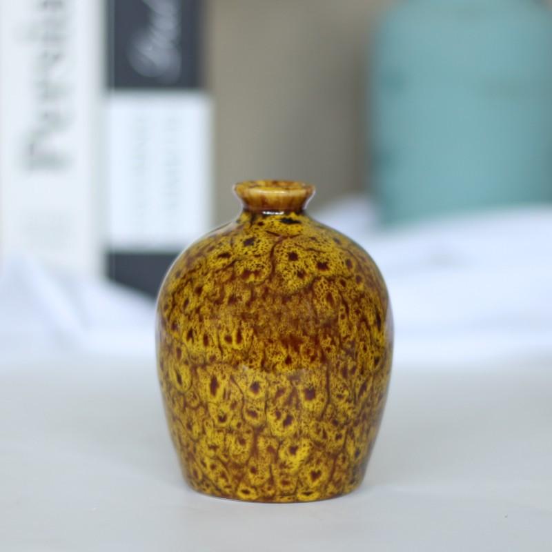 Ceramic Kiln-fired Vase, Aromatherapy Bottle, Hydroponic Flower Container, Mini Flower Holder, Dried Flower Vase, Hydroponic Plant Bottle