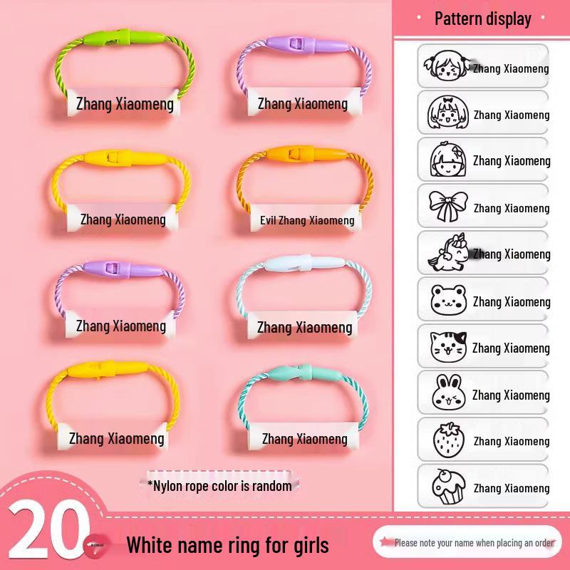 Zero-Formaldehyde Baby Name Stickers & Tags for Kindergarten Supplies