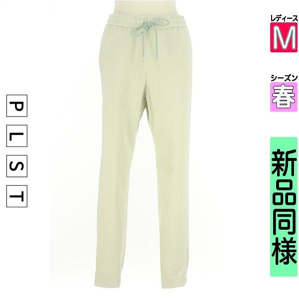 PLST Pants Women s Spring Yellow Green/Light Green M Color Jogger Pants [Used] [Used Clothes] [Sale]