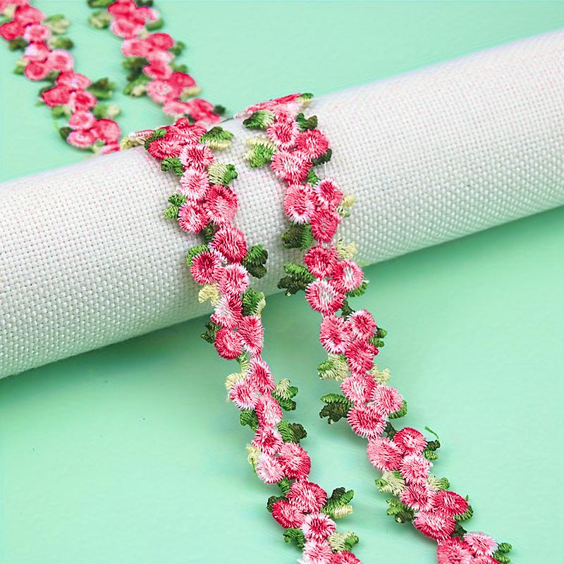 

2.3смx1Ярд Швейные Принадлежности Элегантная Цветочная Вышивка Упаковочная Маргаритка Упаковочная Бумага Аксессуары для Одежды Милый Многоцветный