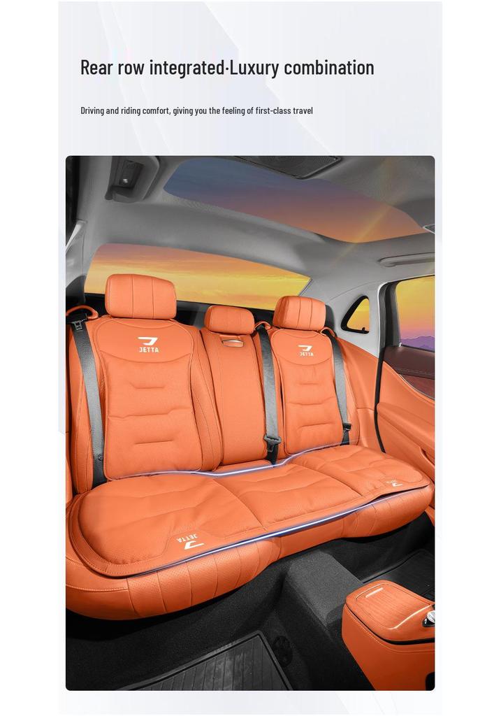 Jetta Car Seat Cushion for VS5/VA3/VA7/VS7: High-Grade Breathable Ventilation for All-Seasons