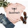 Sassenach Shirt Outlander Book Series T-Shirt Jamie Fraser Tee Tv Series Shirts Women Graphic Tees Short Sleeve Tshirt