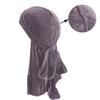 Men Unisex Women Velvet Breathable Bandana Hat Turban Caps Doo Headwear Durag