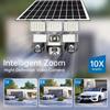 LS VISION V380 Pro 15MP 8K Three Lens WIFI Solar Camera Outdoor Waterproof PIR Humanoid Detection Security Video Monitor Night Vision
