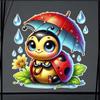 Car Sticker Cute Ladybug Vinyl Decal Waterproof Rear Window Motorcycle Camper Bumper Truck Laptop Decoration TM390