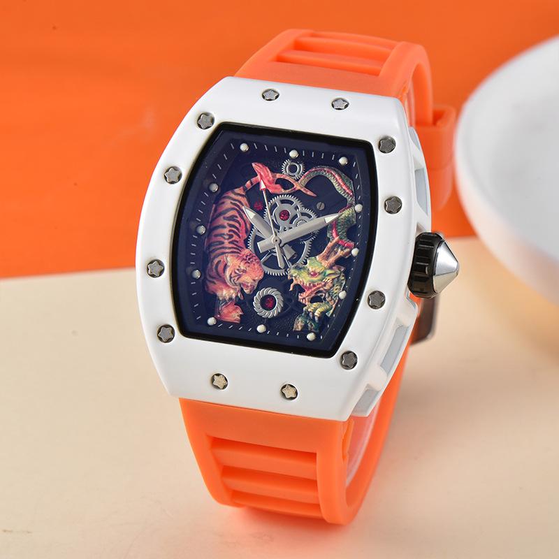 

Мужские часы Dragon Tiger Totem Quartz - Смелый европейский и американский стиль для молодежи