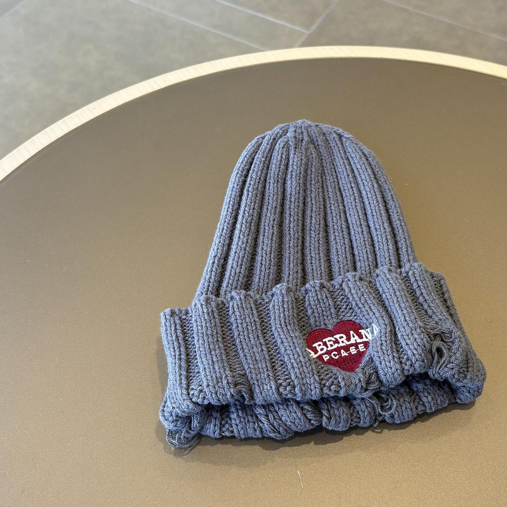 Autumn and Winter Windproof and Warm Korean Style Ear Protection Knitted Hat for Boys and Girls Spring Style Trendy Baby Pullover Hat
