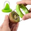 Kiwi Cutter with Easy Grip Handle Kiwi Tool Stainless Steel Kiwi Pitter for Fruit Soft Vegetable Professional Kitchen Gadget