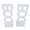 1 Pair Book End Decorative L Shaped Keep Upright Slip Resistant Book Stopper for School