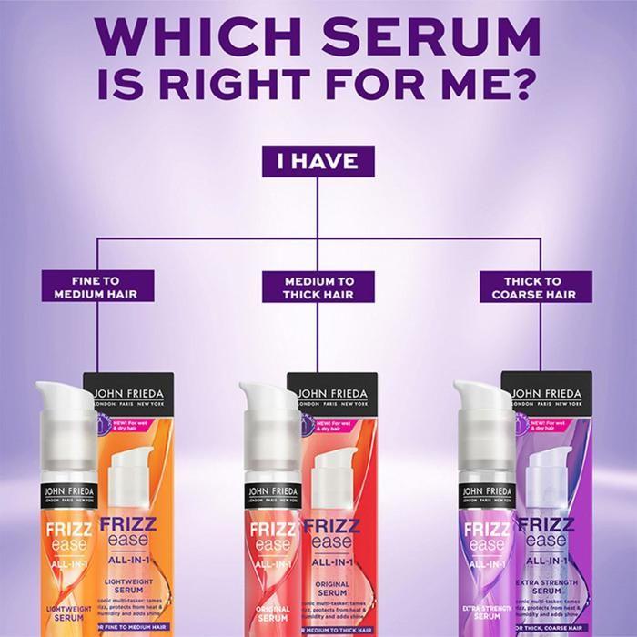 Sérum Capillaire - John Frieda - Frizz Ease - 50 Ml - Anti-Frisottis - Protection Thermique 220°C