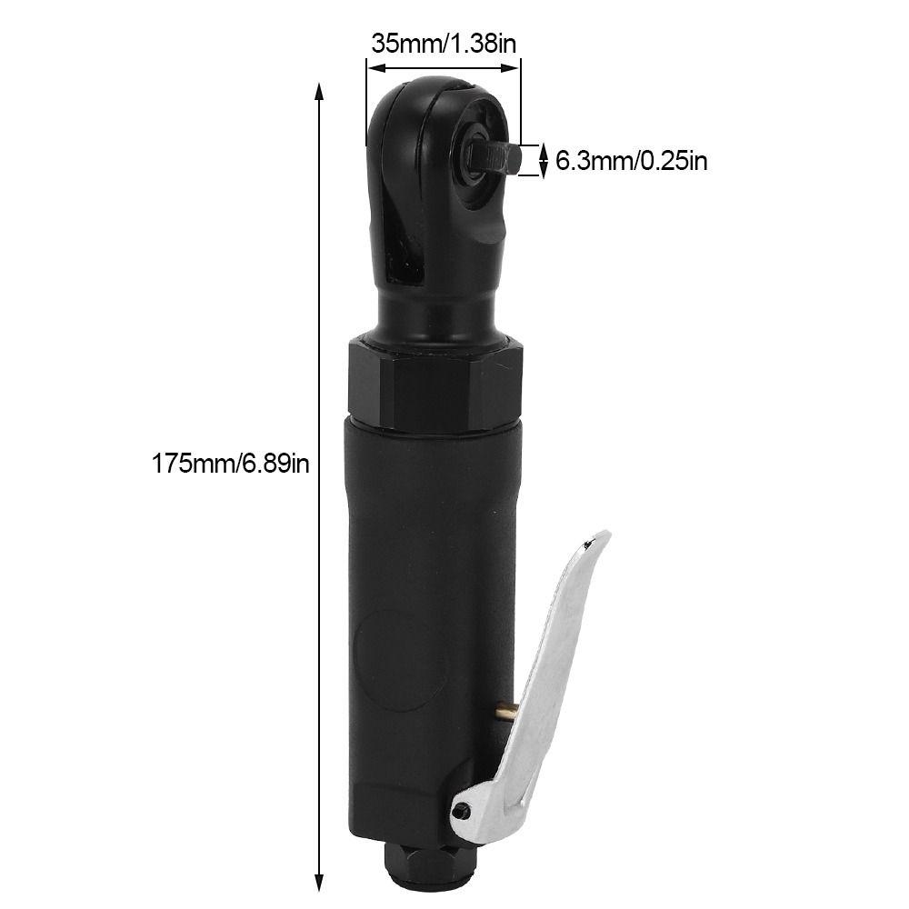 Portable Air Wrench Alloy 1/4 Inch Wrench Efficient Mini Ratchet Wrench Home Repair