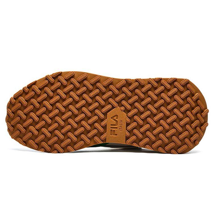 FILA Jogger 3 Retro Shock Absorbing Durable Breathable Low Top Casual Shoes Men sneaker White Green F12M232148FGJ