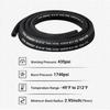 EVIL ENERGY 5/16" High Pressure Fuel Line Hose 435 PSI E85 For Fuel Systems Engines NBR Rubber 5FT EN854-1TE