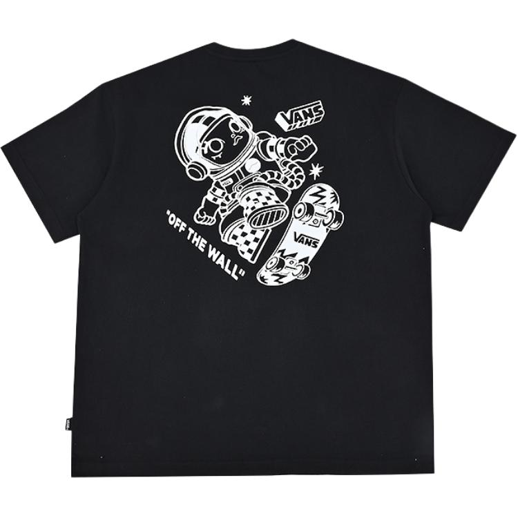 Vans Fashionable Breathable Versatile Comfortable Round Neck Short Sleeve T-Shirt Men Tops VN000RA7BLK