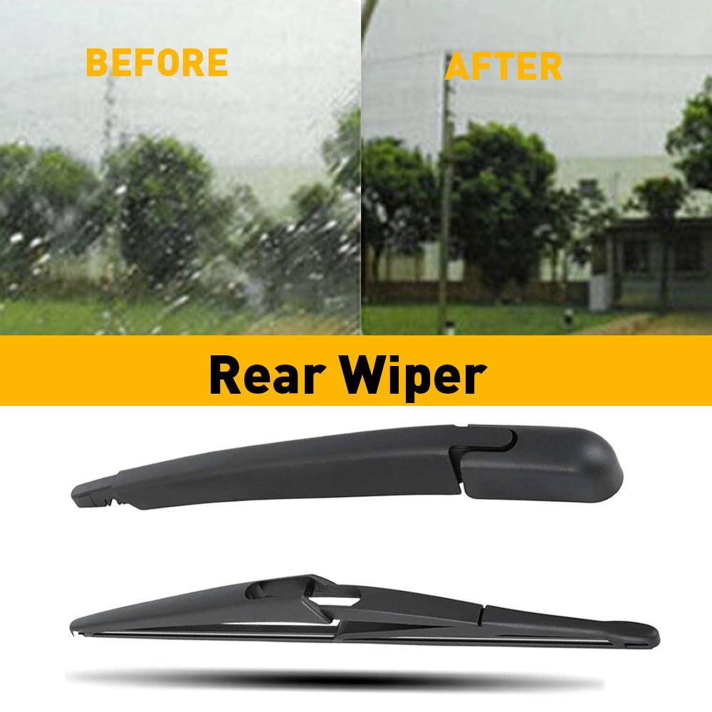 Rear Windscreen Wiper Blade Wiper Arm Kit For NISSAN JUKE 2016 2015 2014 2013 ROGUE 2008 2009 2010 2011 2012 2013 Window Wiper