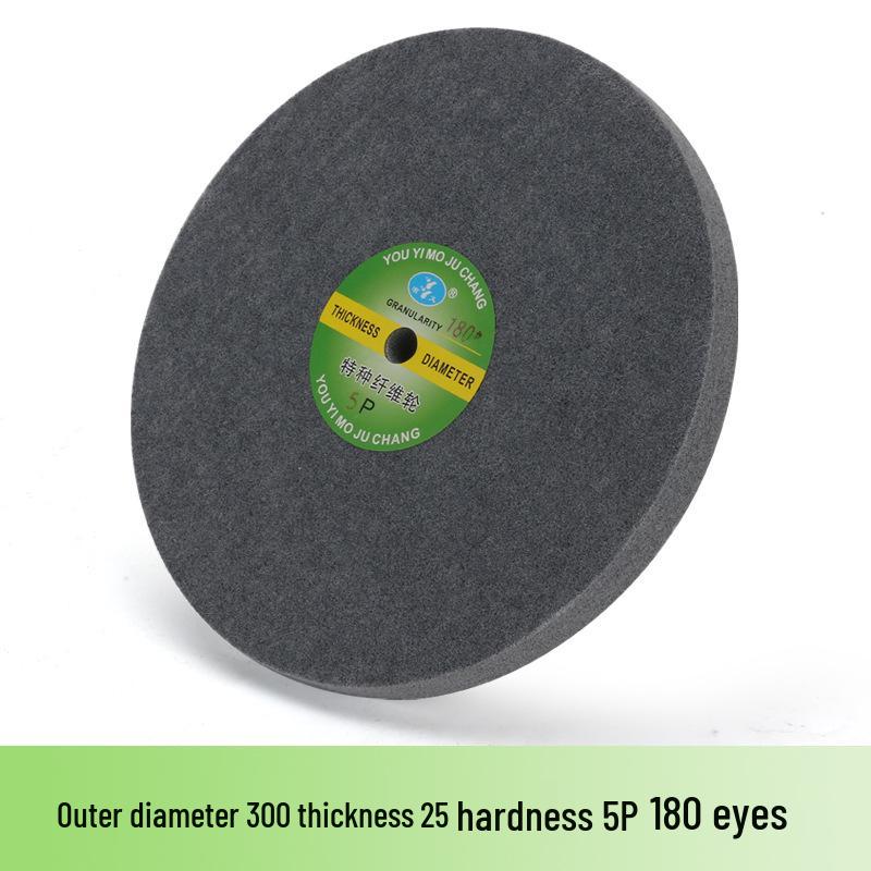 Nylon Fiber Polishing Wheel for Metal & Stainless Steel - Compatible with Electric Motor Grinders, Sizes 150/200/300