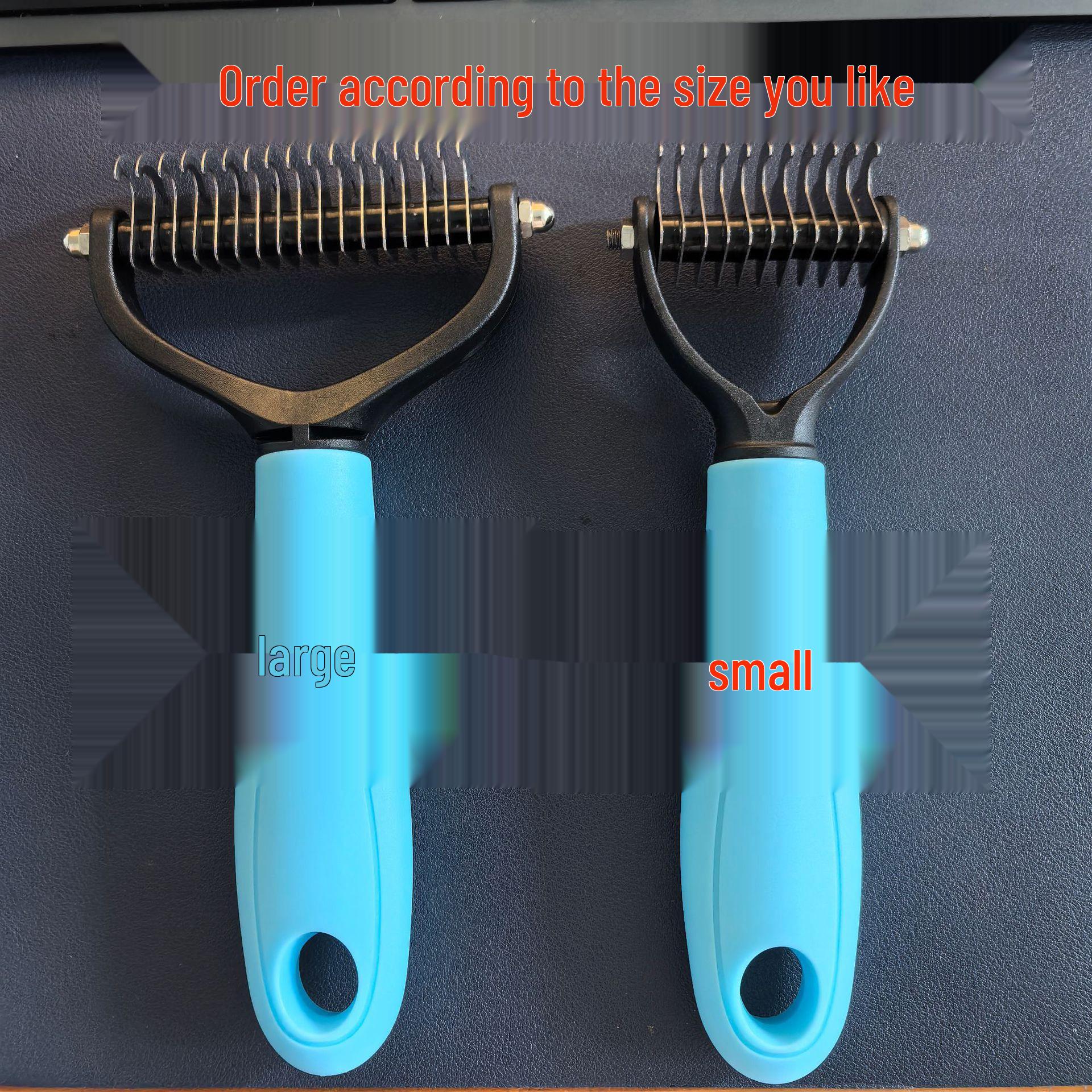 

Pet Hair Detangling Comb - Quick Remover for Shedding & Matting in Cats and Dogs Source Factory