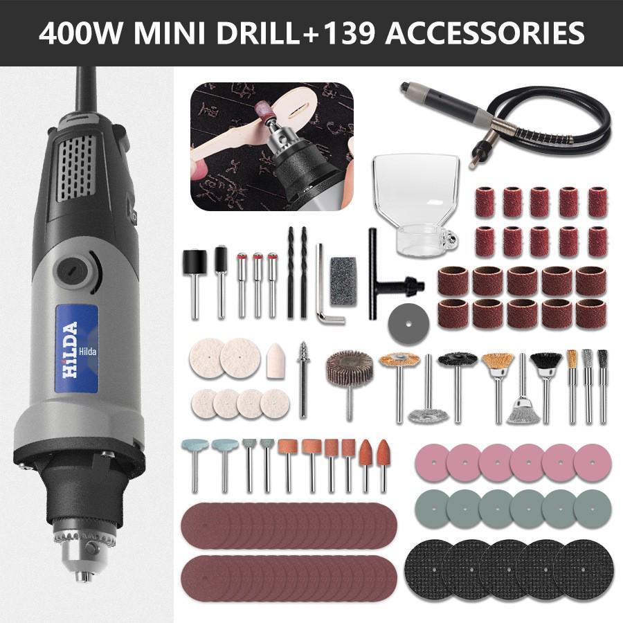 Compact Electric Variable-Speed Grinder & Engraver for Mold, Jade, and Polishing Tasks