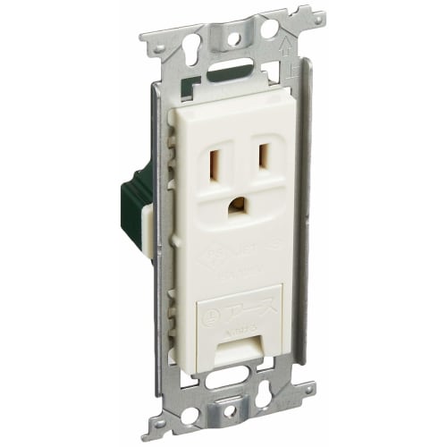 Panasonic Grounding Outlet with Embedded Earth Terminal Flat Type WN1131