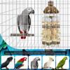 B-Est Bird Parrot Toy, Large Parrot Toy Natural Wooden Blocks Bird Chewing Toy Parrot Cage Bite Toy Suits For Macaws Parrots