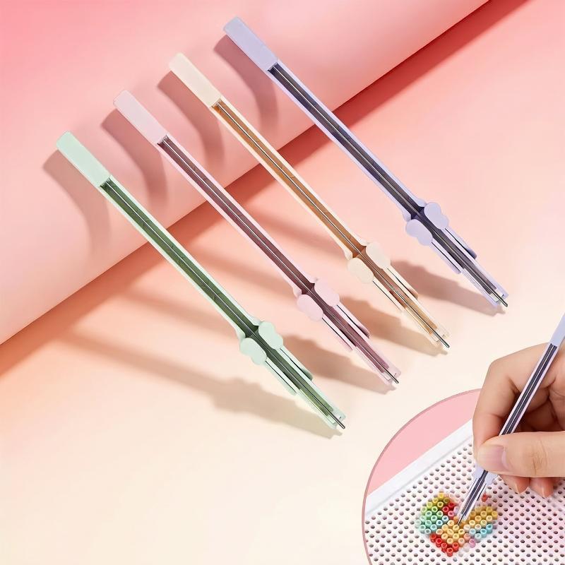 Bead Pen 1Pcs Press-Type Jam-Free Storable Handheld Multipurpose Pen for Birthday Gift Kids Art Creation Use