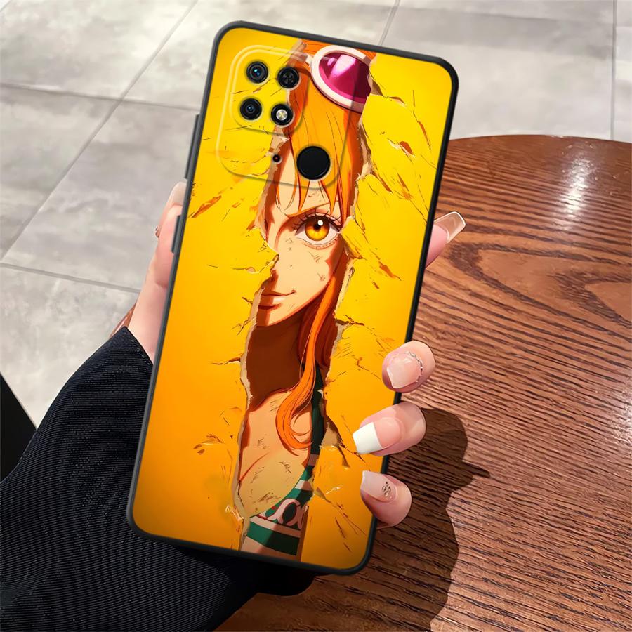 One Picec Nico Robin Nami Case for Xiaomi Redmi A5 A3 A4 A1 A2 Plus 13C 9 10 12C 14C K40 K80 Pro Black Soft Phone Cover