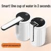 Portable Double Pump Water Dispenser with Folding Bucket