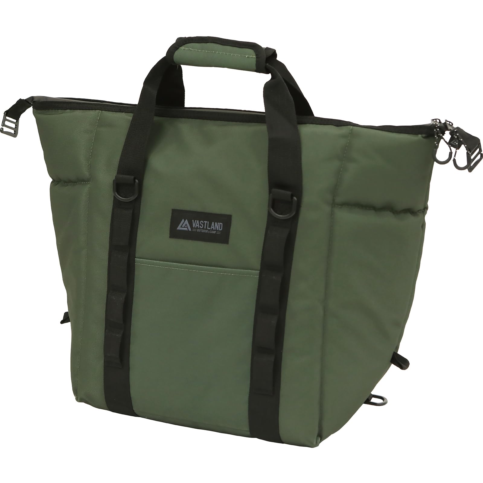 

Сумка-тоут-холодильник VASTLAND 16 л, изоляция 20 мм, мягкий холодильник, оливковый оливковый