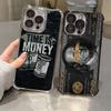 Black Dollar Time Is Money Phone Case for iPhone 11 13 15 16 17 Pro Max 14 Plus 17Air 16E 13 Pro 12 Mini 17Pro Soft Clear Cover