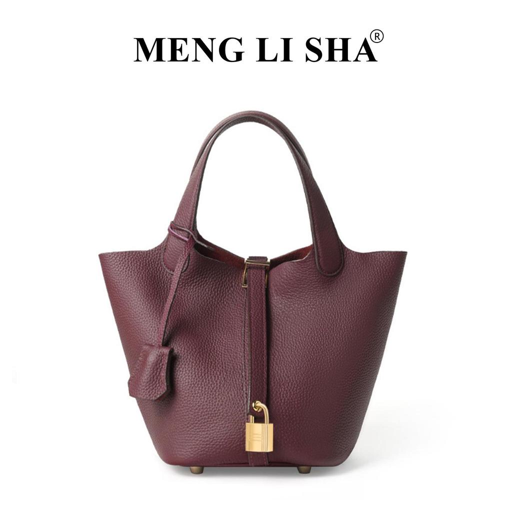 2025 High-End Genuine Leather Bucket Handbag - Classic, Versatile, Large Capacity Mommy Bag
