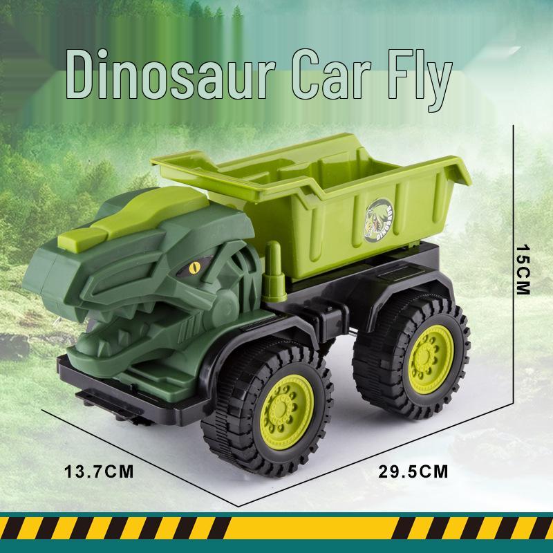 Dinosaur Inertia Toy: Kids' Dump Truck & Excavator Set
