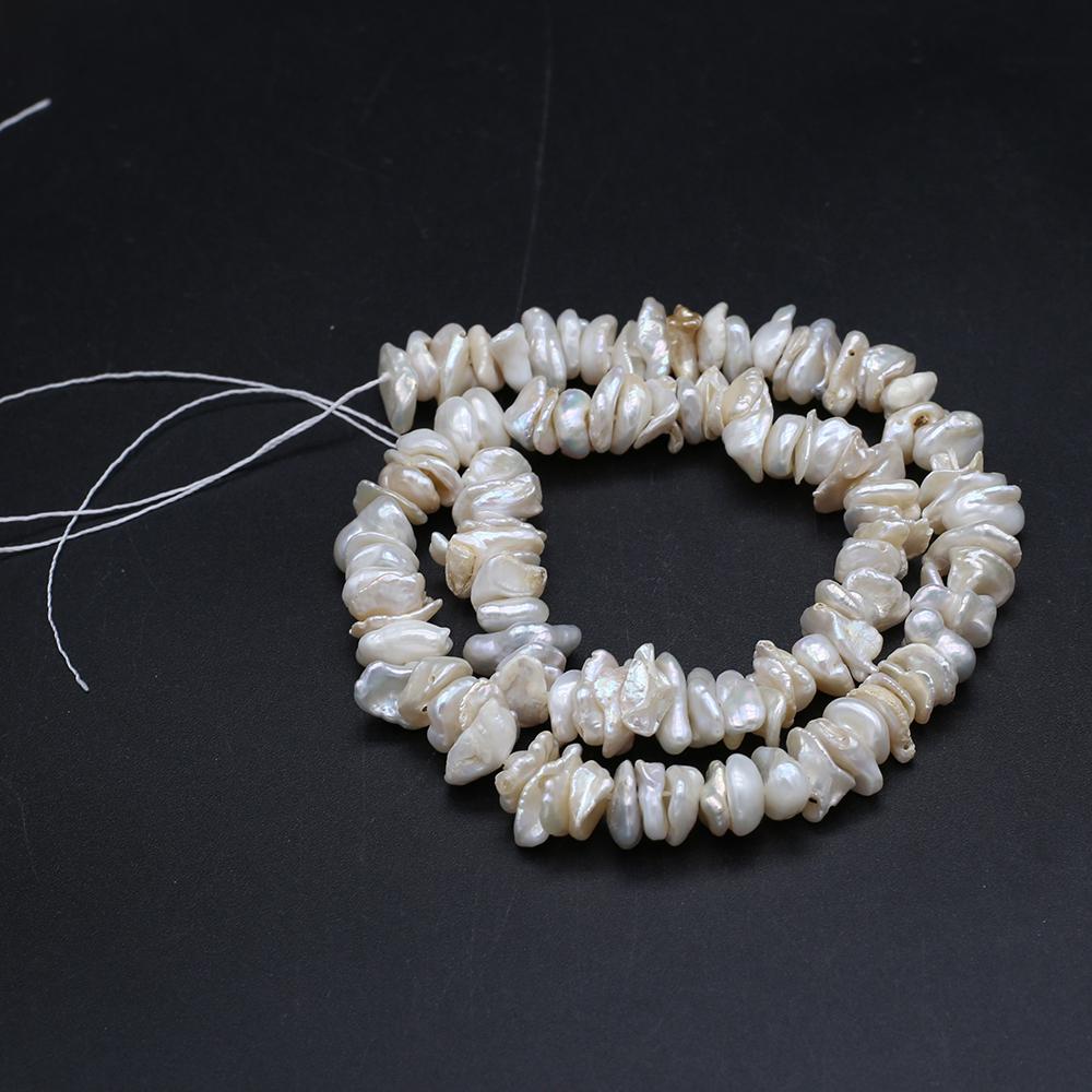 

Luxury Natural Freshwater Irregular Pearls 10-11mm, 36cm Strand Handmade Wedding Jewelry Accessories DIY Crafts 1String/10-11mm-36cm білий