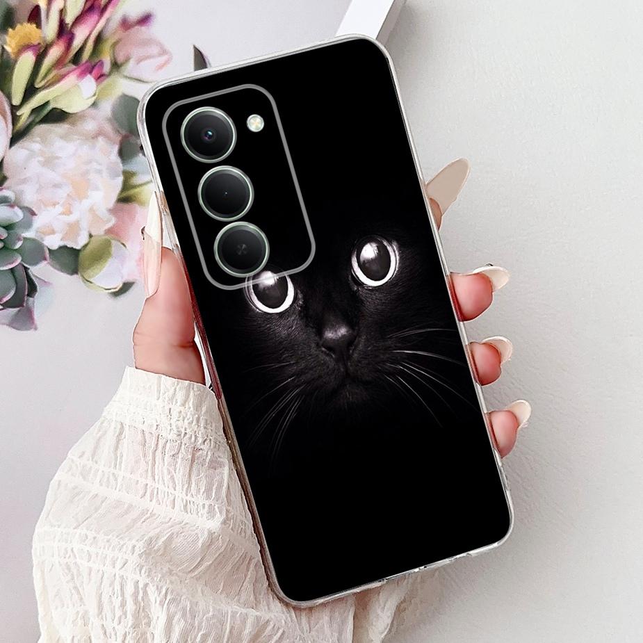For Xiaomi Redmi 15 5G Case Cute Cat Luxury Painted Cover 6.9'' Soft Slim Phone Case For Xiaomi Redmi 15 Redmi15 4G Fundas Coque