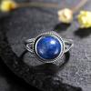 CopperRings With 10MM Round Natural Moonstones Women's Wedding Party Anniversary Fine Jewelry Ring