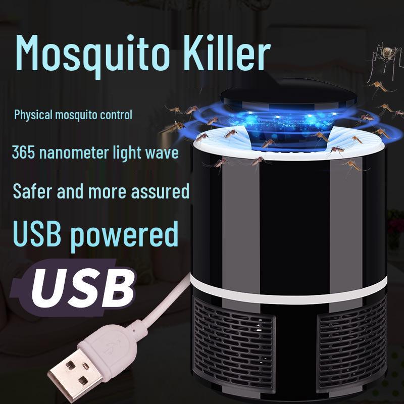 USB Photocatalytic Indoor Mosquito Lamp: Low Noise Suction Type Mosquito Catcher and Light.