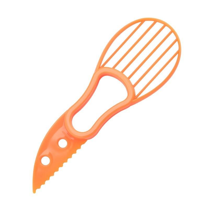 

Stainless Steel Avocado and Fruit Cutter with Peach Pitter and Dragon Fruit Slicer