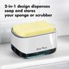 2 In 1 Kitchen Soap Dispenser Scrubbing Liquid Detergent Press-Type Liquid Soap Box Pump Organizer Kitchen Tool Bathroom Supply