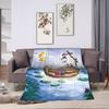 Good Night Diddl Flannel Blankets Winter  Soft Durable Throw Blanket for Children Outdoor Novelty Bedspread Sofa Bed Cover