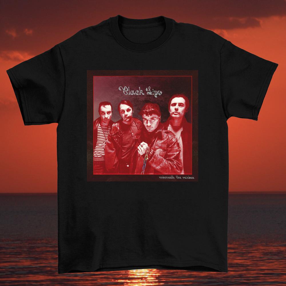 Underneath The Rainbow Black Lips All sizes S-5XL Unisex T-Shirt L