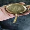 Brass Alethiometer Compass Engraved Golden Instrument Home Decor