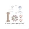 Cup -Accessoires Set, Charms, Ideal Gift for Tumbler, Stylish Spilling Stopper, Parts Ornament