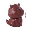 Dragon God Beast Table Decoration Figurines Desktops Animal Ornament Purple Clay Tea Pet  Tearoom