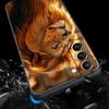Lion King Animal Phone Case For Samsung Galaxy S26 Ultra S25 Plus S24 FE S23 S22 5G S21 S20 Cover Black Soft