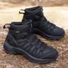 Men's Anti-slip Tactical Hiking Boots - Large Sizes 45-47 for Desert and Winter Mountaineering.