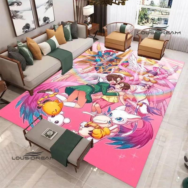 3D Digimon Cartoon Printed Carpet Non-slip Carpet Yoga Mat Carpets for Living Room Area Rug Home Bedroom Decor Birthday Gift