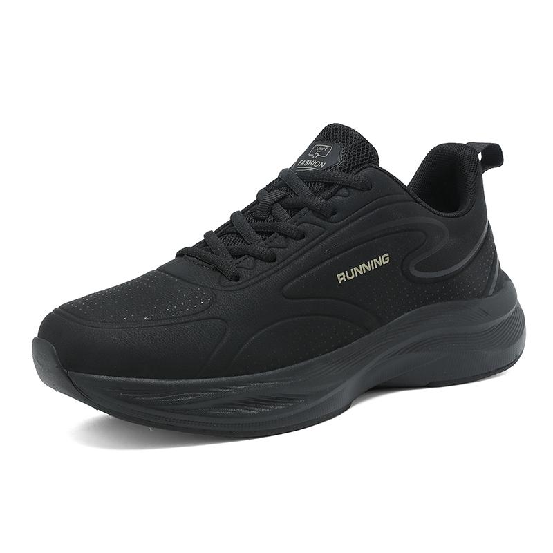 Couples Jogging Shoes 2026 New Leather Casual Sneakers Anti Slip Wear Resistant Fashion Outdoor Fitness Running Shoes for Women