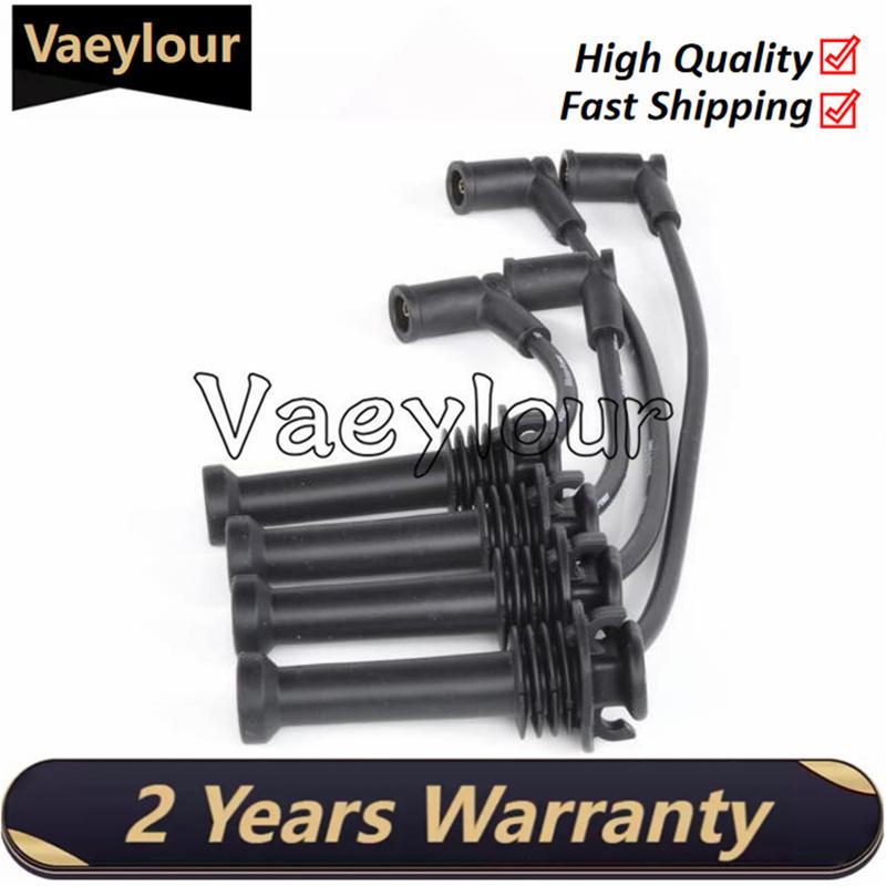 4pcs 0986357208 Car Spark Plug Ignition Wire Kit Cable for Ford Fiesta IV V VI for Focus I II III Fusion Mondeo IV for Mazda 2