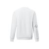 Li Ning Badminton Series Casual Comfortable Letter Logo Printed Round Neck Pullover Sweatshirt Unisex Sweatshirt White AWDUB81-2