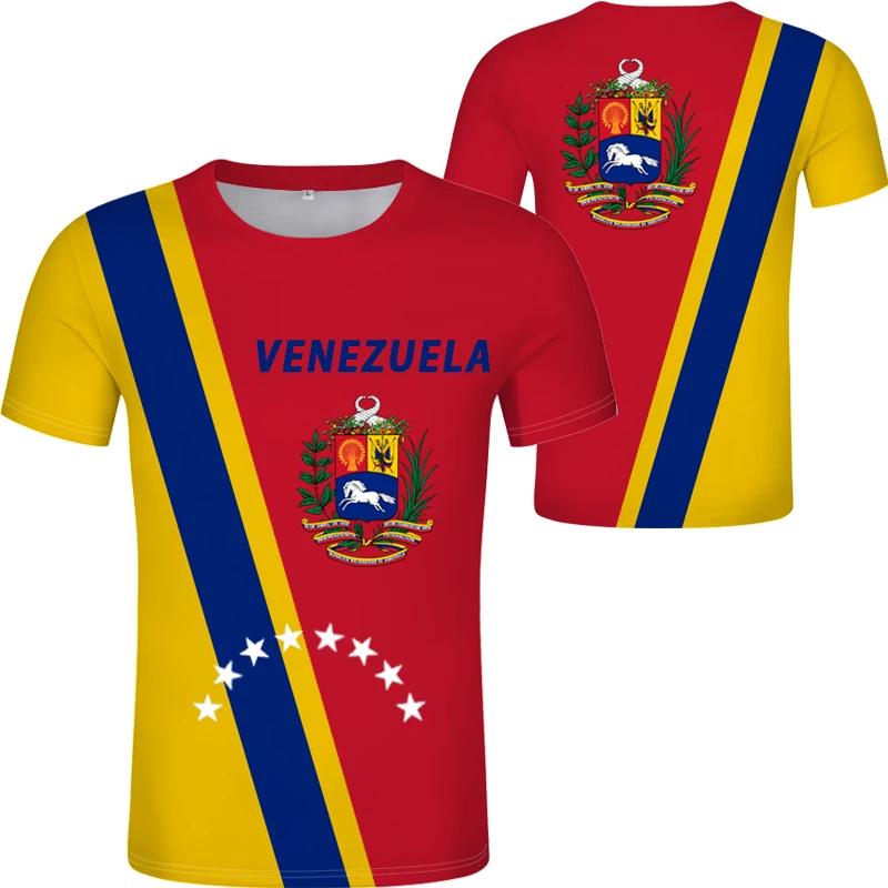 2026 Fashion Men's T-shirt Venezuela Flag Print T Shirts Men Clothing Oversized Short Sleeve Casual Streetwear Blouse Male Tops