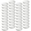 150 Pcs Plastic Cup Cups White Coffee Mugs Stackable Lids Paper Covers Drinking Protectors